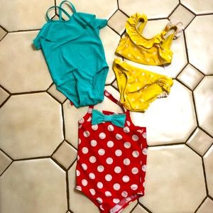 3-4t Girls bathing suits.